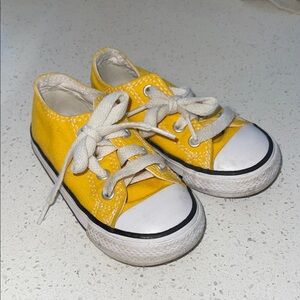 Converse Yellow Canvas Sneakers